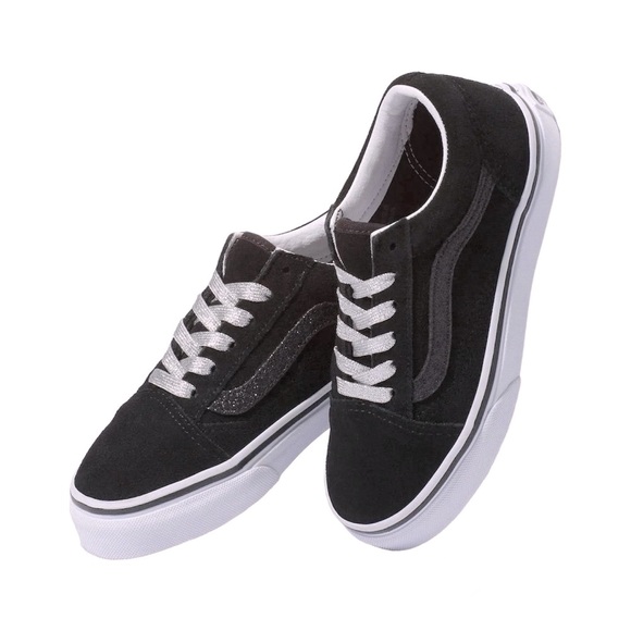 Vans Other - Vans Old Skool Black Glitter Side Stripe Pre-school